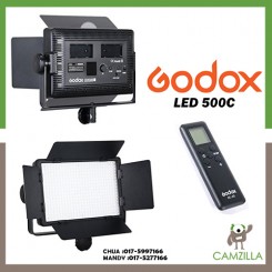 Godox LED-500C Discolour Version 32W Dimple Video Light Lamp Panel with Remote Control for Canon Nikon Pentax DSLR Camera Video Camcorder